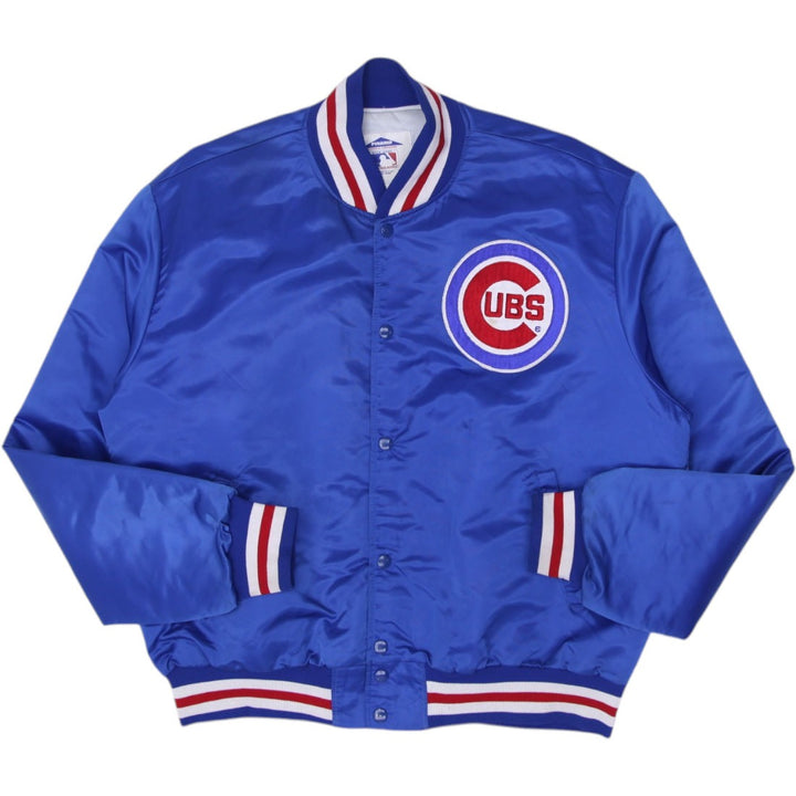 Vintage 1990s Chicago Cubs MLB Satin Jacket XL Made In USA | Migration_Jackets | Fashion Rerun