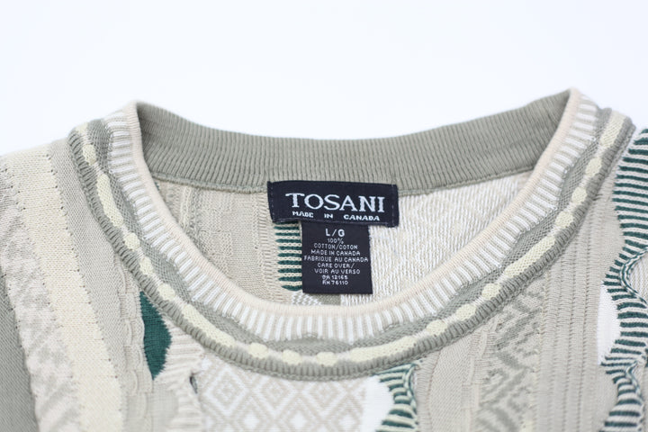 Vintage Tosani Coogi Style Knit Sweater