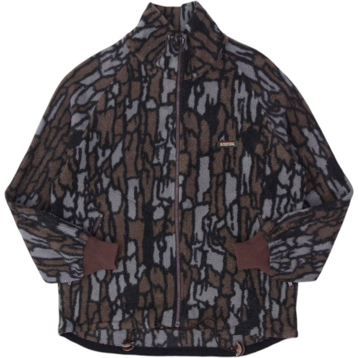 Vintage Remington Made In USA Animal Print Zipper Fleece Jacket Size L | Migration_Fleece | Fashion Rerun