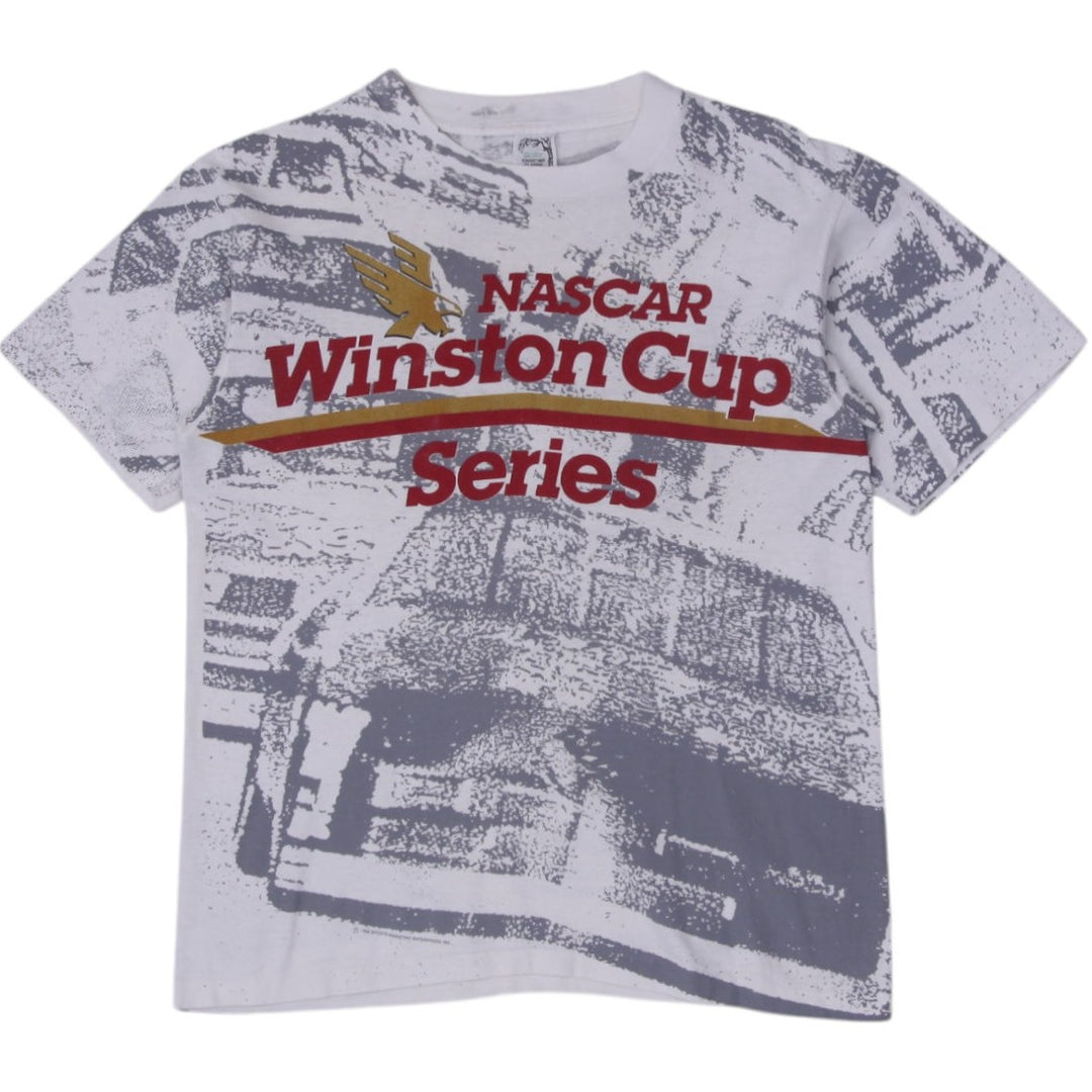 Vintage 1990s NASCAR Winston Cup Series Graphic T-Shirt Single Stitch L | Migration_T-Shirts | Fashion Rerun