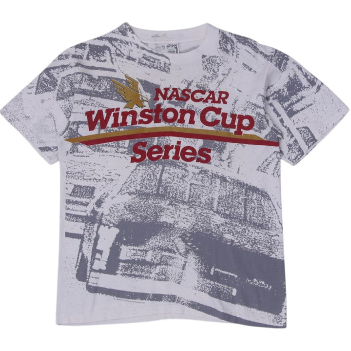 Vintage 1990s NASCAR Winston Cup Series Graphic T-Shirt Single Stitch L | Migration_T-Shirts | Fashion Rerun