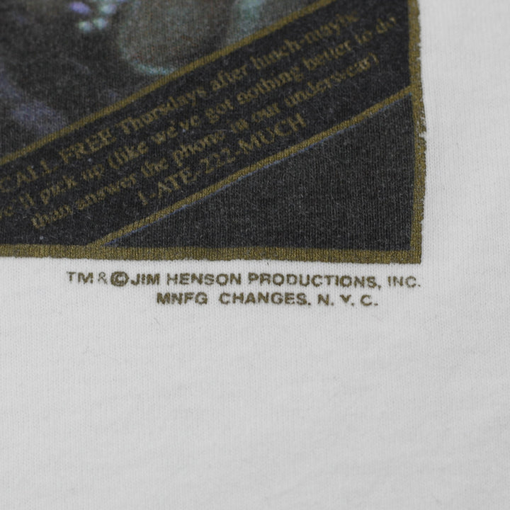 Vintage 90s Miss Piggy Pigtoria's Secret Parody T-Shirt Jim Henson Changes Single Stitch XL