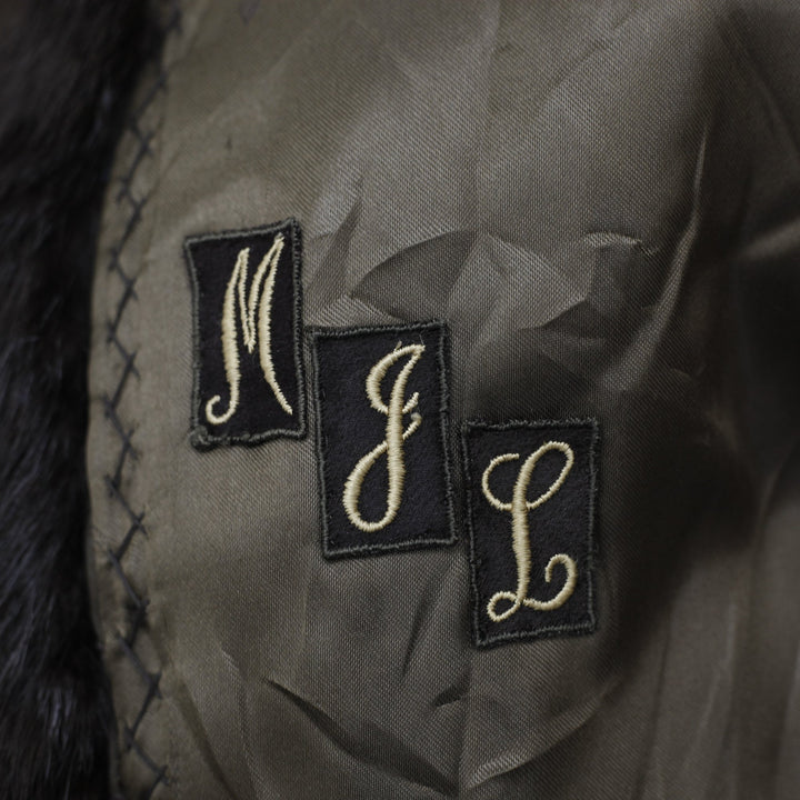 80's Mink Fur Monogramme | Migration_Fur Antiques - Detail View | Fashion Rerun