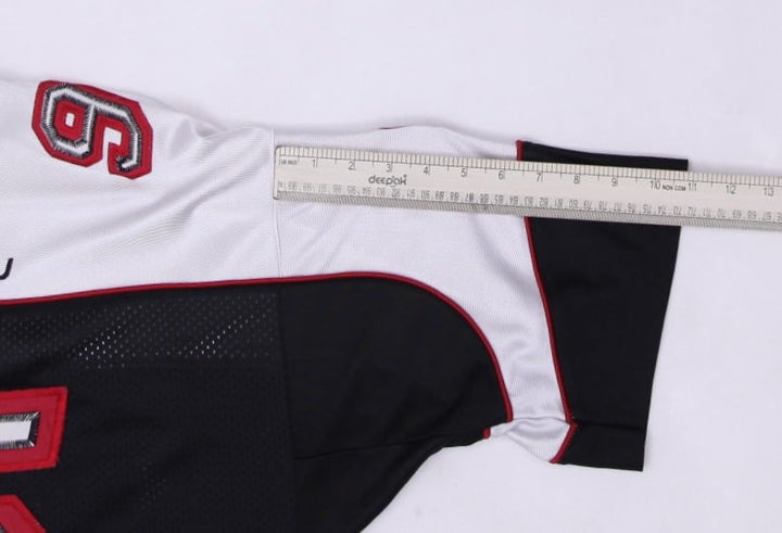 Vintage 90s FUBU 05 Football Jersey Hip Hop Rap White Black All State Heavy XXL | Migration_Jerseys - View 8 | Fashion Rerun