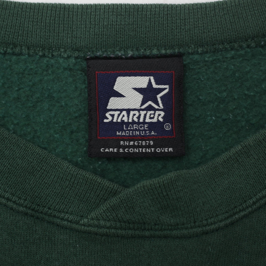 Vintage Starter Packers Green Sweatshirt NFL Embroidered Logo Made In USA L | Migration_Sweatshirt - Back Vie | Fashion Rerun