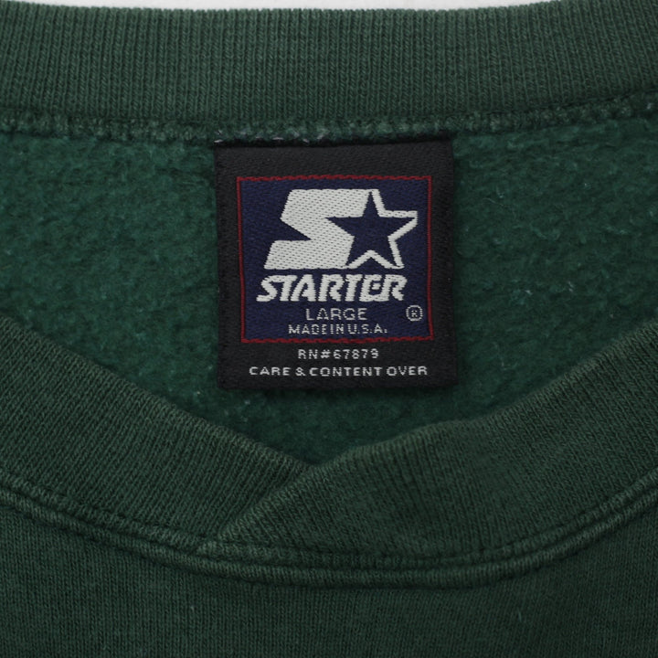 Vintage Starter Packers Green Sweatshirt NFL Embroidered Logo Made In USA L | Migration_Sweatshirt - Back Vie | Fashion Rerun