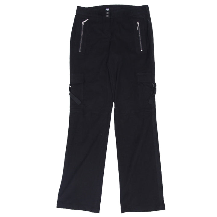 Ladies Black Cargo Pants