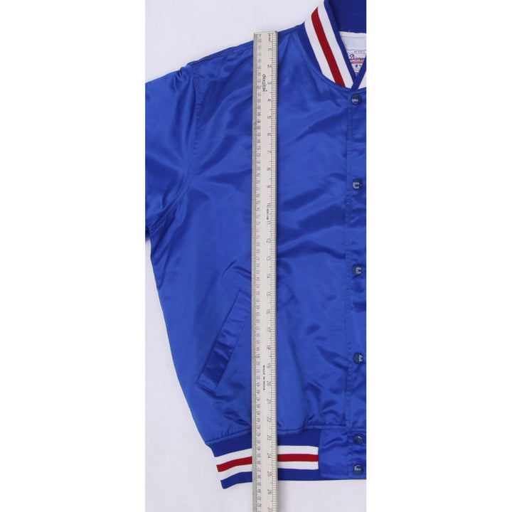 Vintage Chicago Cubs 80s MLB Starter Satin Bomber Snap Button Jacket L | Migration_Jackets - View 7 | Fashion Rerun