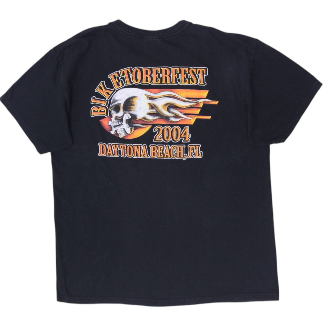 Mens Hanes Biketoberfest Daytona Beach FL T-Shirt Size L