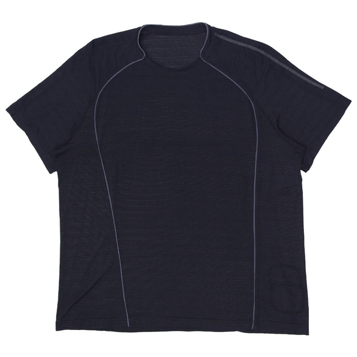 Mens Lululemon Short Sleeve T-Shirts Black - Fashion Rerun Vintage Migration_T-Shirt