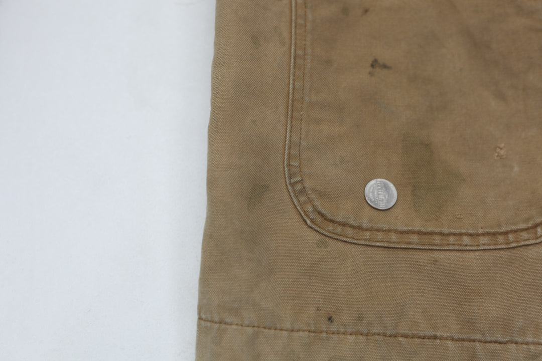 Vintage Carhartt Blanket Lined Chore Jacket Brown -Distressed - Fashion Rerun Vintage Migration_Jacket