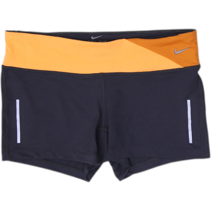 Ladies Nike Dri-FIT Colorblock Low-Rise Running Shorts Size M
