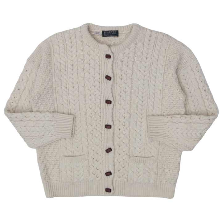 Vintage Blarney Woolen Mills Pure New Wool Cardigan Sweater Ladies