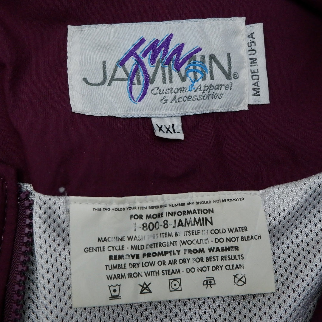 Vintage Mens Jammin Mighty Ducks Training Camp 95 Sports Jacket | Migration_Jackets - Back View | Fashion Rerun