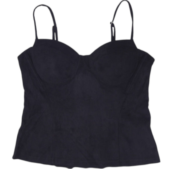 Y2K Ladies Guess Black Strappy Padded Top
