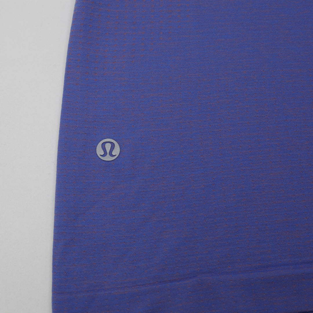 Mens Lululemon Metal Vent Tech Short Sleeve Shirt Purple Blue Size