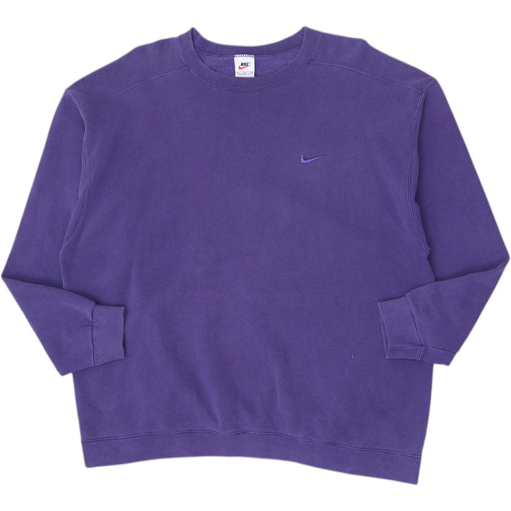 Vintage Nike Sweatshirt Purple Crewneck Fleece Logo Made In USA XL | Migration_Sweatshirt | Fashion Rerun