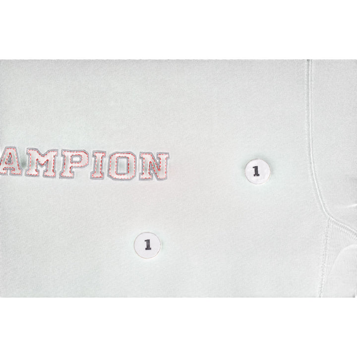 Vintage Mens Champion Reverse Weave Sweatshirt Green Logo | Migration_Sweatshirt - Detail View | Fashion Rerun