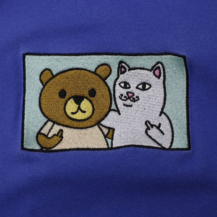 Teddy Fresh Colorblock Long Sleeve Graphic Shirt Size L | Migration_Shirts SW COLLECTION - Detail View | Fashion Rerun