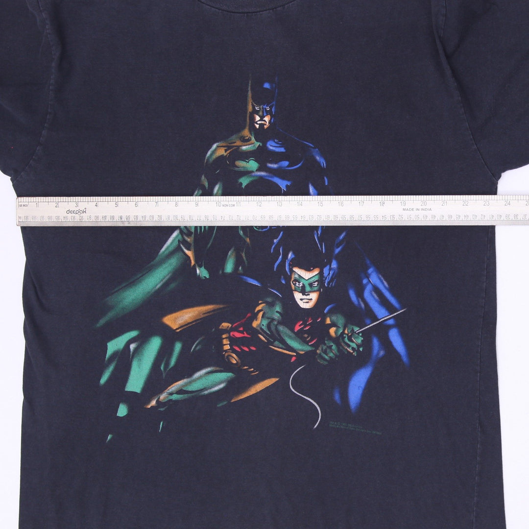 Vintage 1995 Batman & Robin DC Comics Graphic T-Shirt Novel Teez Large