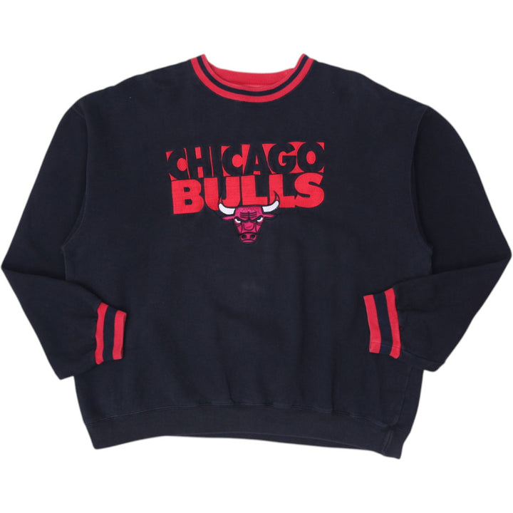 Vintage 90s Chicago Bulls Pro Player Black Crewneck Sweatshirt