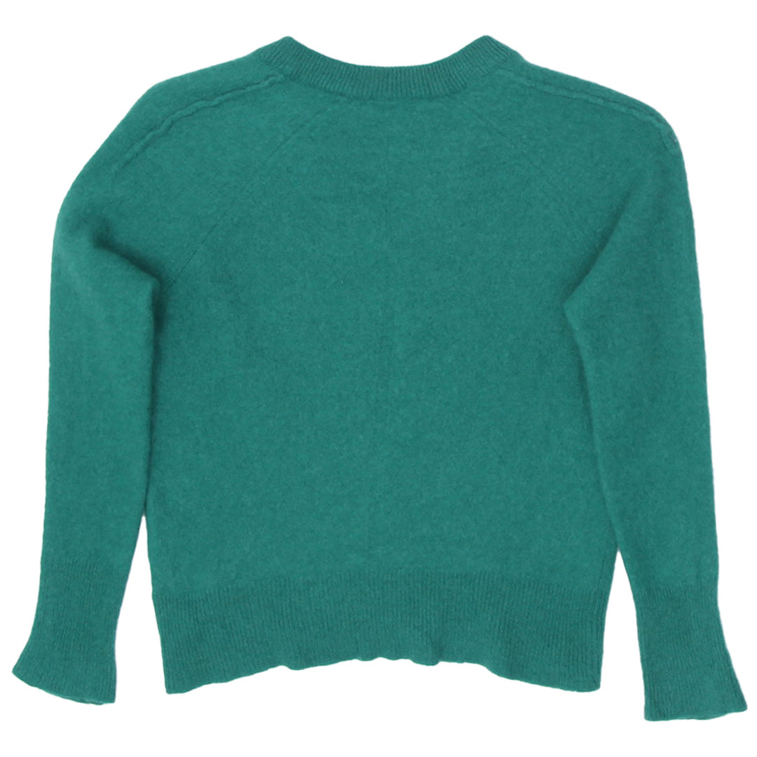 Ladies 360 Cashmere Green Longsleeve Sweater