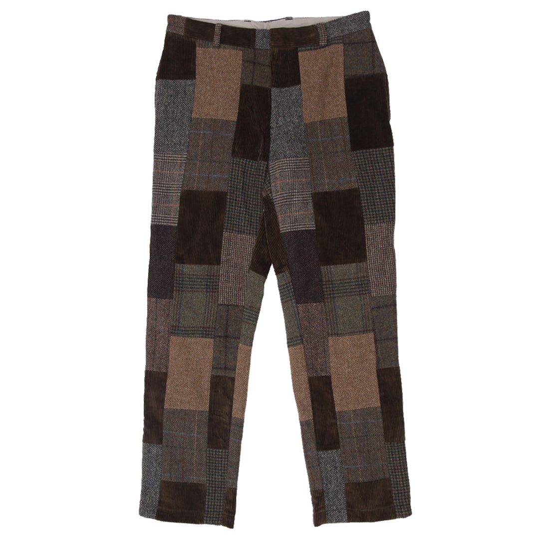 Mens J.Crew Woolen & Corduroy Patched Pants - Fashion Rerun Vintage Migration_Pants