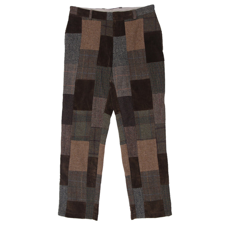 Mens J.Crew Woolen & Corduroy Patched Pants - Fashion Rerun Vintage Migration_Pants
