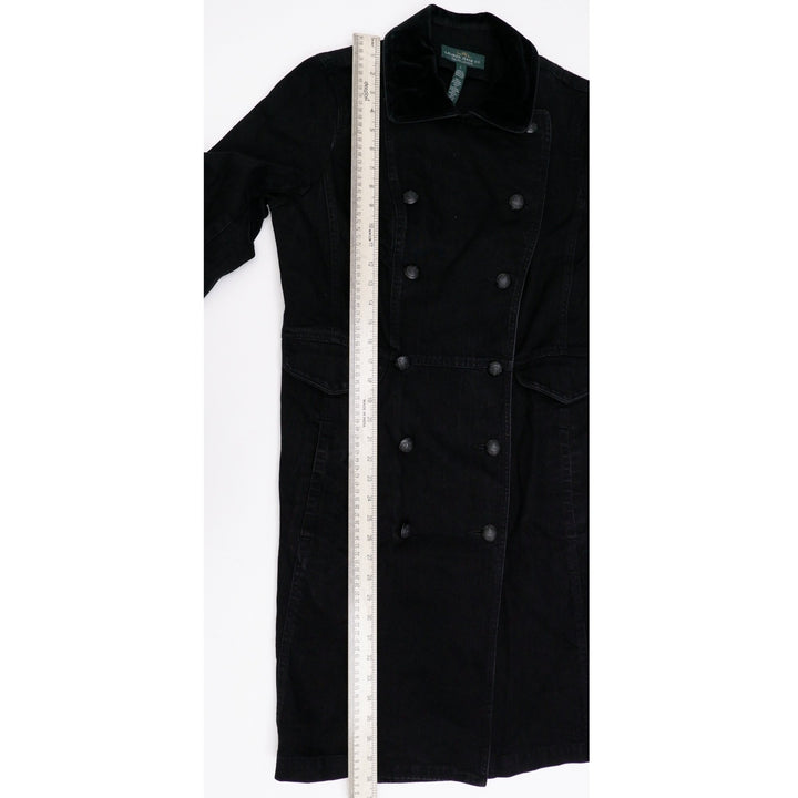 Ladies Lauren Jeans Co. Ralph Lauren Denim Double Breasted Coat