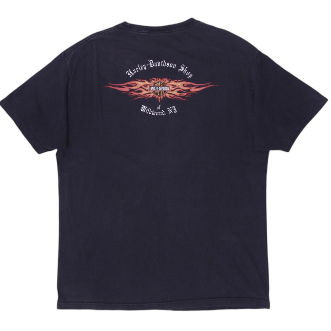 Vintage Mens Harley Davidson Graphic Biker Cotton T-Shirt Size XL