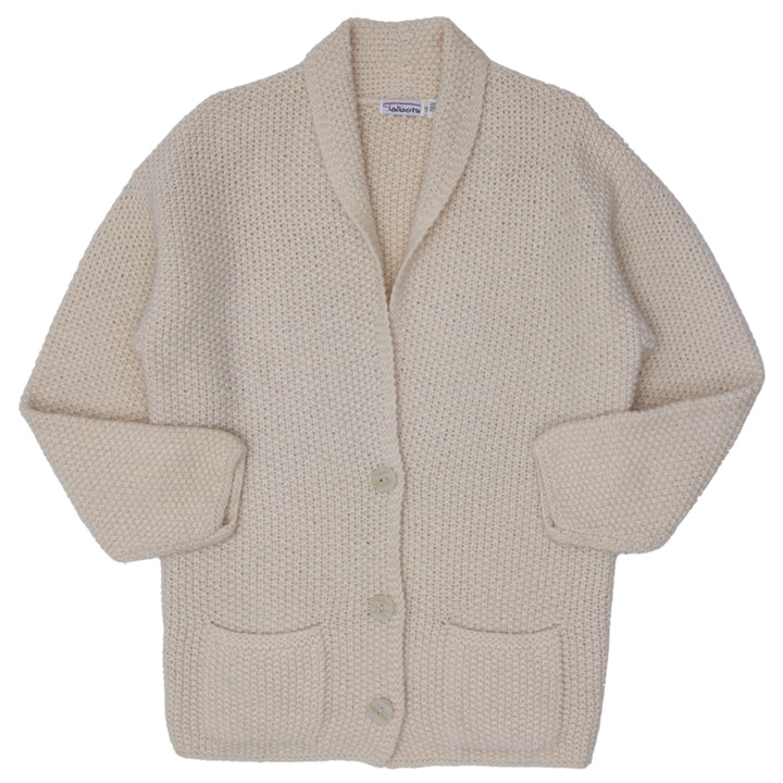 Vintage Talbots Wool Cardigan Sweater Handmade Size S Ladies - Fashion Rerun Vintage Migration_Sweaters