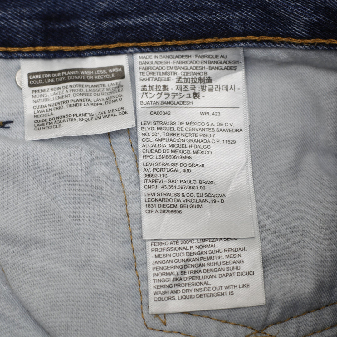 Mens Levi's 505 Regular Fit Straight Leg Denim Jeans Size 36 X 34