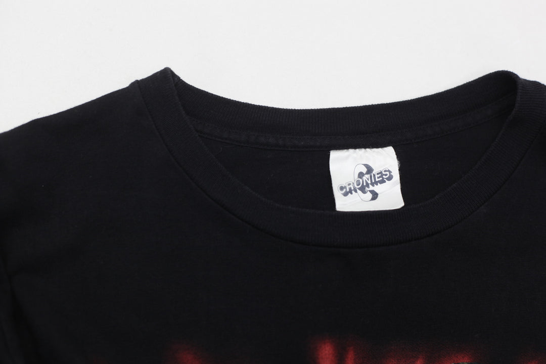 Vintage Godzilla Movie T-Shirt-Chronies Black - Fashion Rerun Vintage Migration_T-Shirt