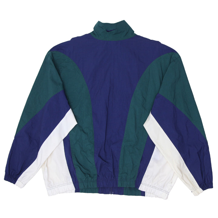 90's Vintage Nike Swoosh Embroidered  Full Zip Windbreaker Jacket XXL - Fashion Rerun Vintage Migration_Jacket