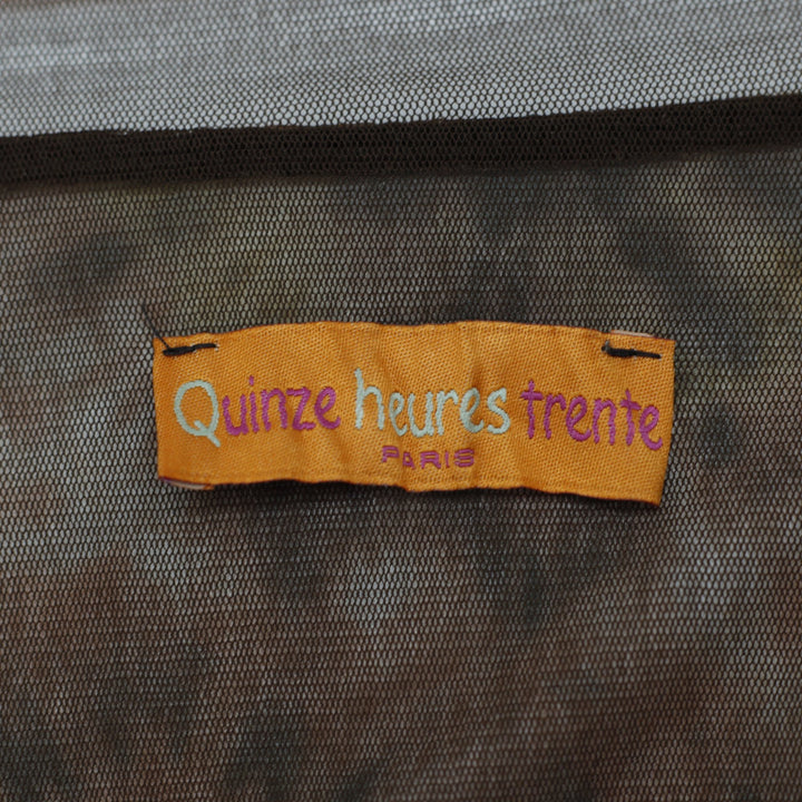 Y2K Ladies Quinz Heures Trente Multicolor Sleeveless Top Size 2
