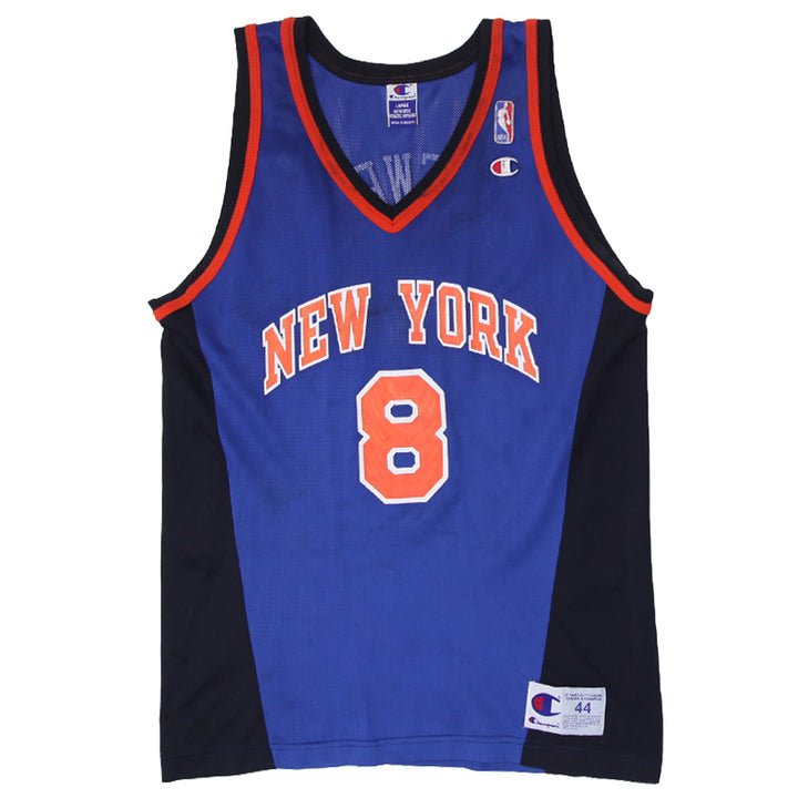 Vintage NBA Champion New York #8 Sprewell Jersey - Fashion Rerun Vintage Migration_Jersey