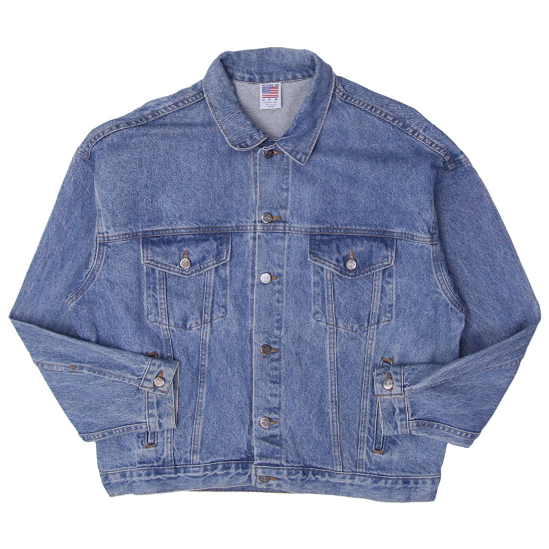 Shop Vintage 80s 90s Jagermeister Embossed Jean Jacket | Fashion Rerun