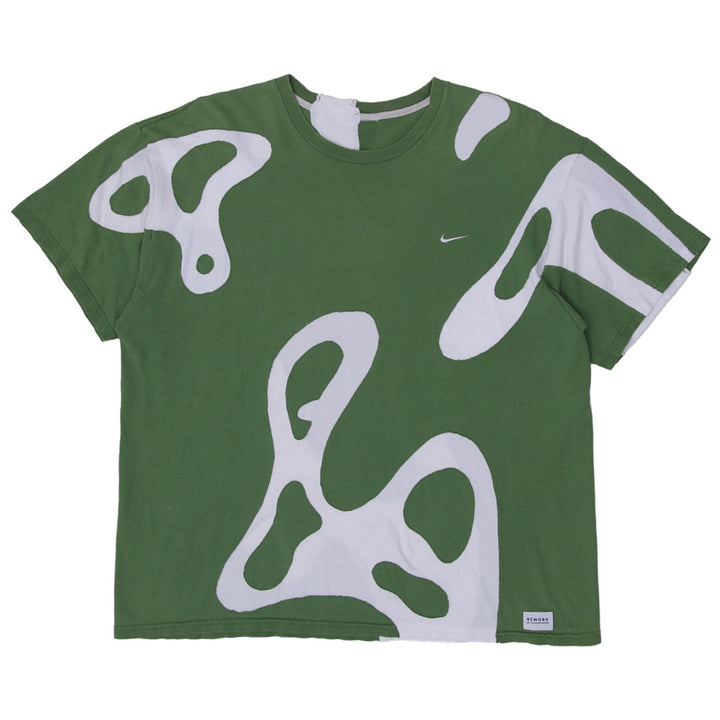 Rework Nike Applique Patch Mens T-Shirt - PR263