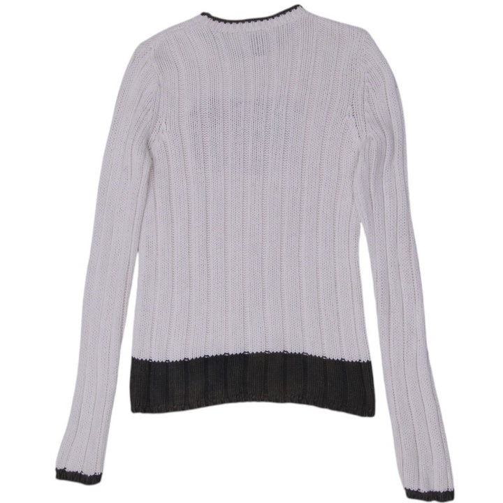 Vintage Ladies Polo Ralph Lauren U.S. Flag Cotton Knit Sweater Small