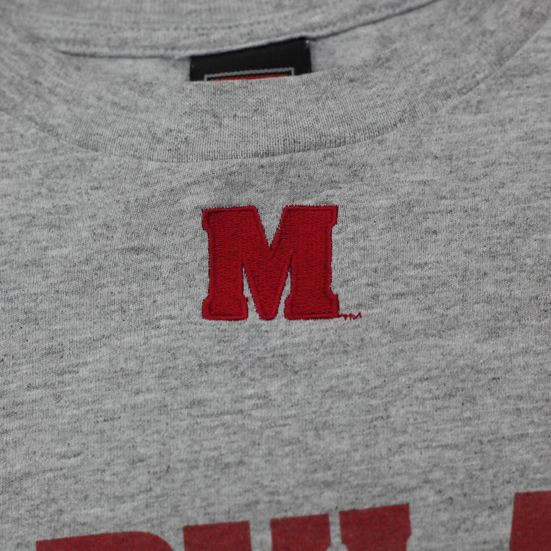 Vintage 2002 Nike Team Maryland Terrapins Football T-Shirt Size XXL