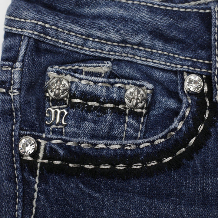 Y2K Ladies Rhinestone Embellished Bootcut Jeans Size 27 | Migration_Jeans & Pants - View 10 | Fashion Rerun