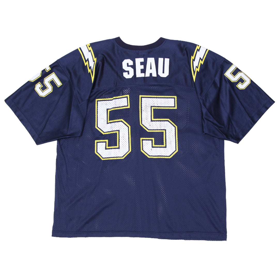 Vintage Apex One San Diego Chargers Seau 55 Football Jersey XXL - Fashion Rerun Vintage Migration_Jersey