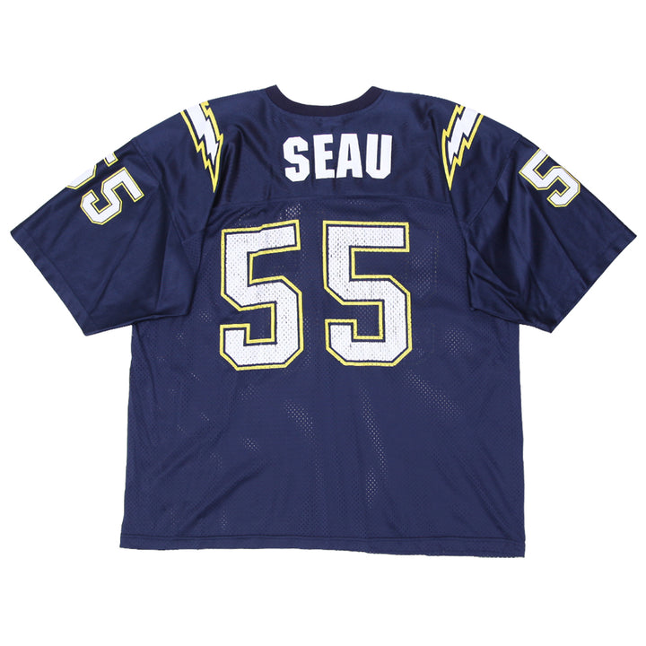 Vintage Apex One San Diego Chargers Seau 55 Football Jersey XXL - Fashion Rerun Vintage Migration_Jersey