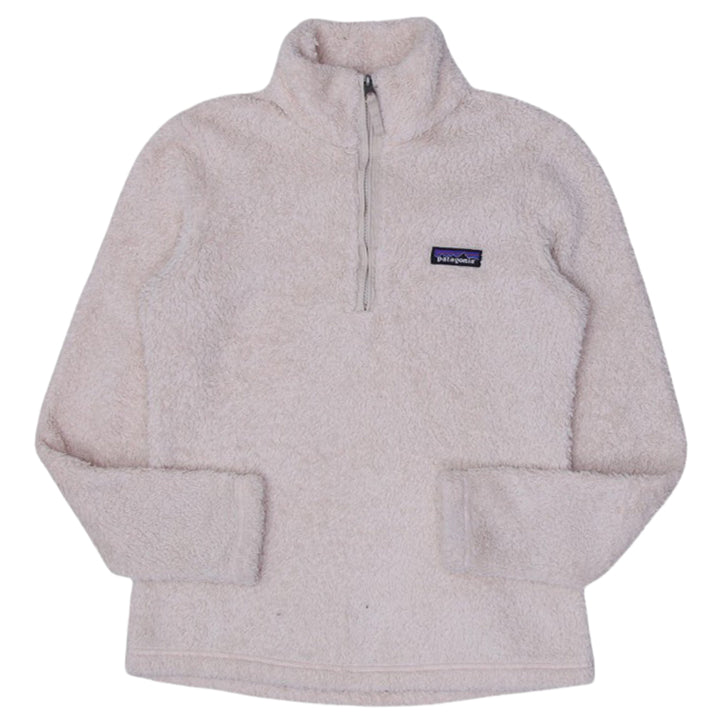 Ladies Patagonia Quarter Zip Sherpa Fleece Jacket