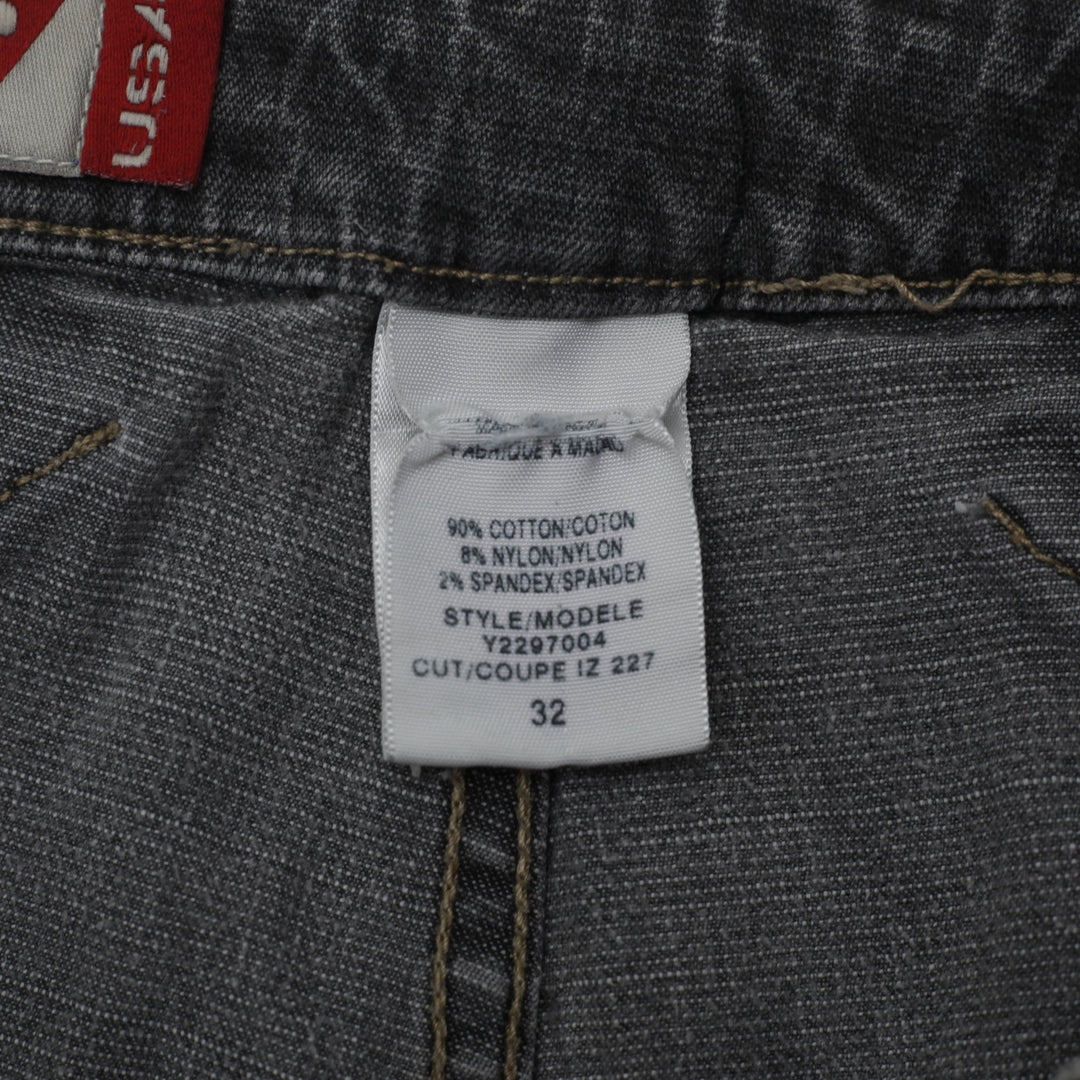 Y2K Ladies GUESS Jeans Front Seam Flared Denim Jeans Size 32