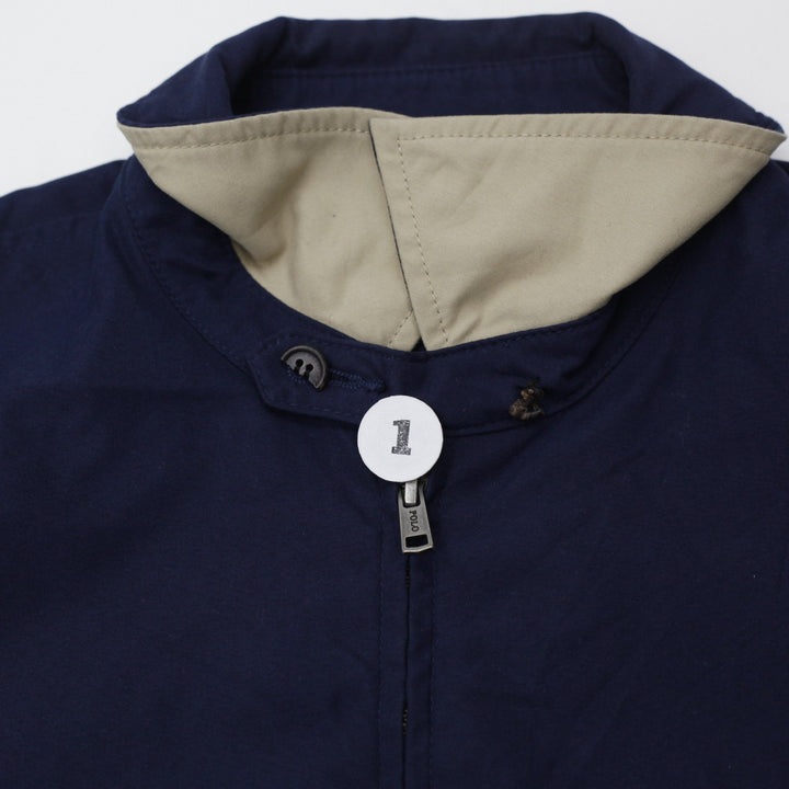 Vintage Polo By Ralph Lauren Navy Harrington Jacket