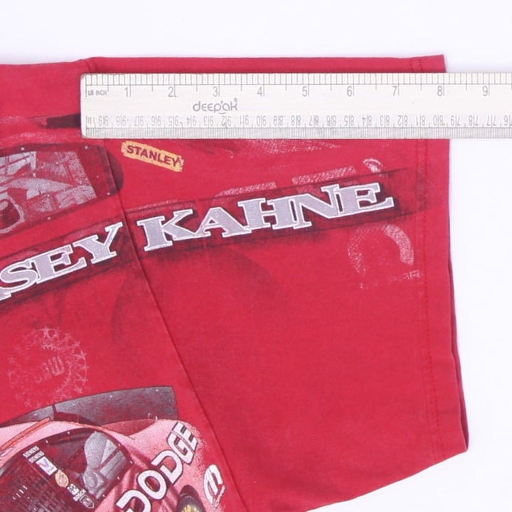 Vintage 2005 Chase Authentic Kasey Kahne 9 Dodge AOP Racing T-Shirt Red Size XL