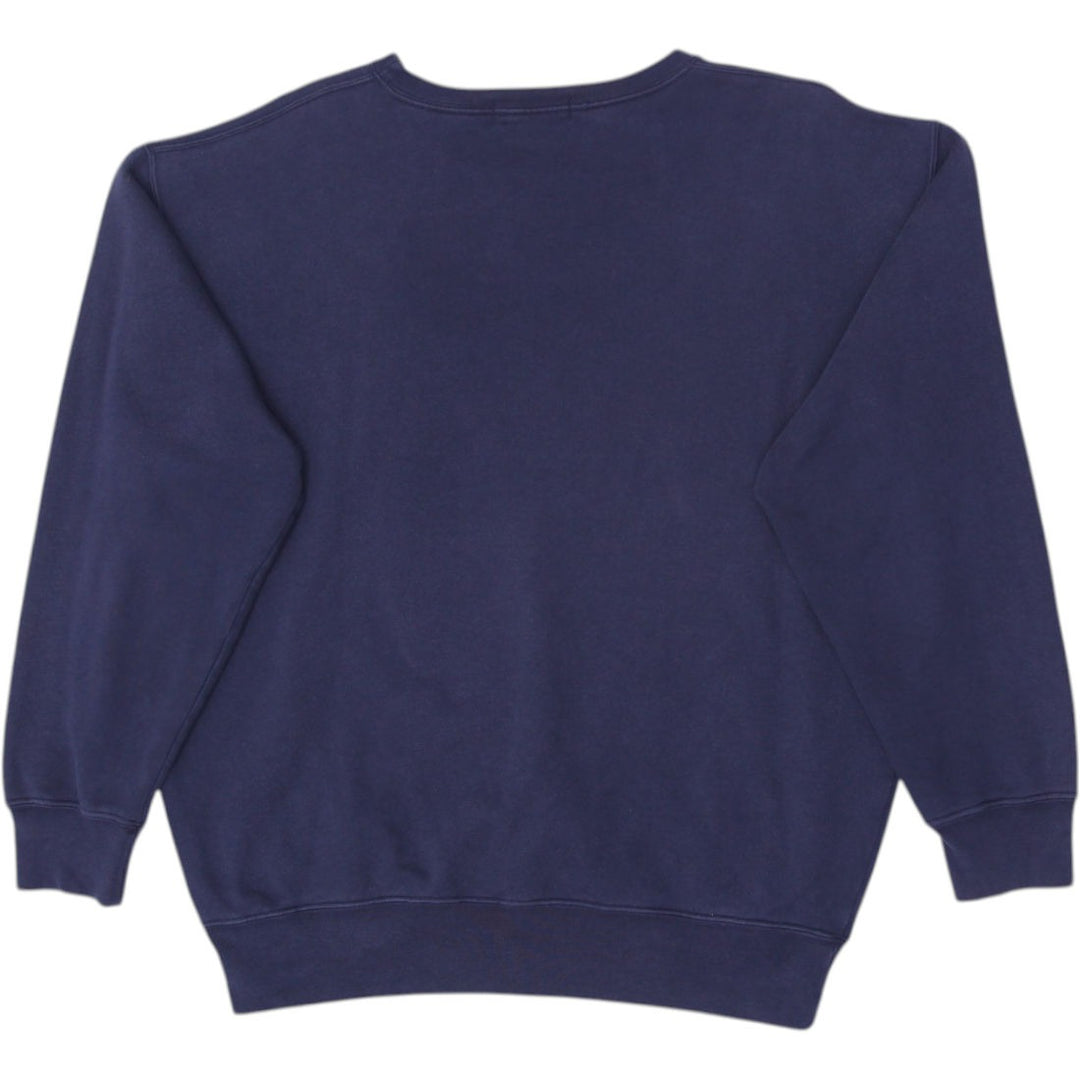 Vintage Mens Polo Ralph Lauren Sweatshirt Navy Blue Logo L | Migration_Sweatshirt - Side View | Fashion Rerun
