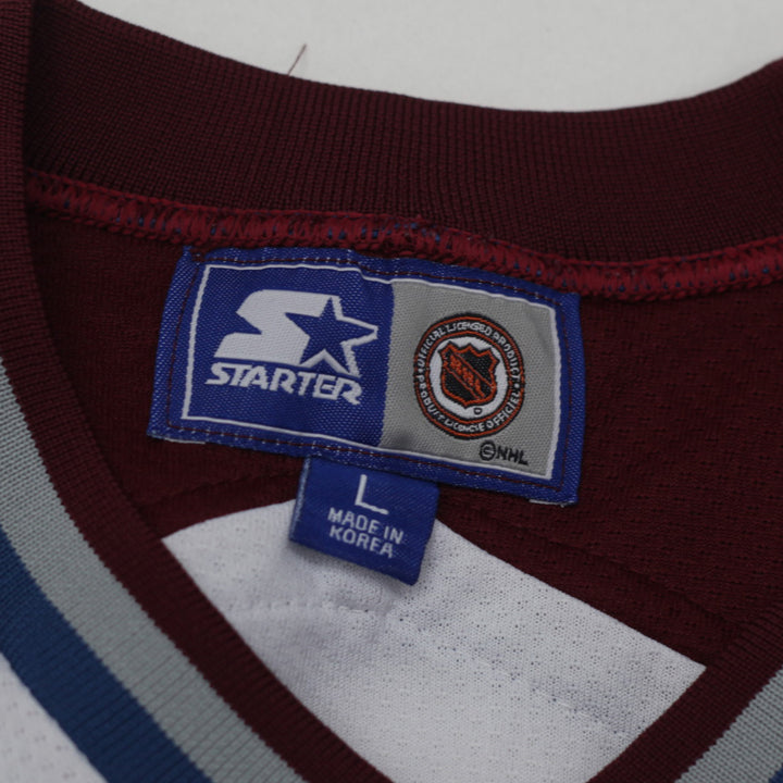 Vintage Colorado Avalanche Starter Jersey NHL Size Large - Fashion Rerun Vintage Migration_Jersey