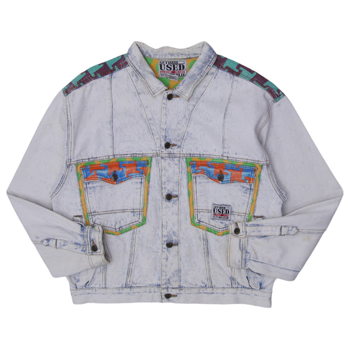 Vintage GET USED Classic Jeans RN 71554 by Elie Patchwork Denim Jacket